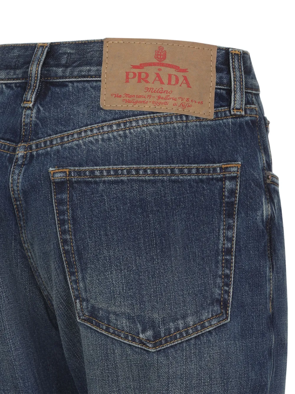 Prada Katoenen jeans Blauw