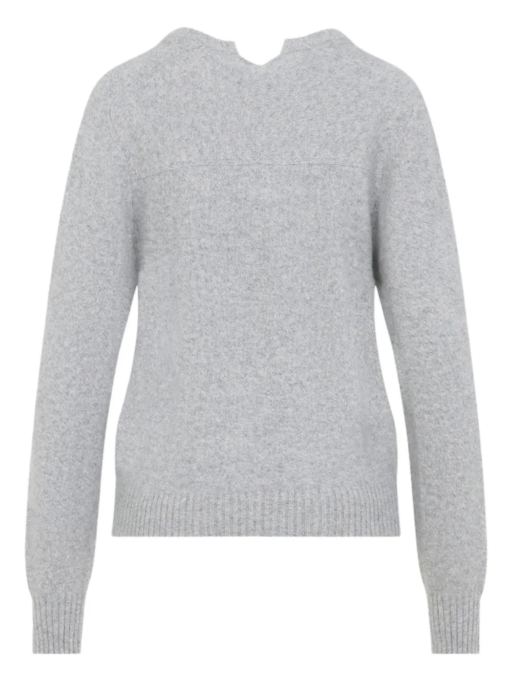 Carven V-neck cashmere sweater Grijs