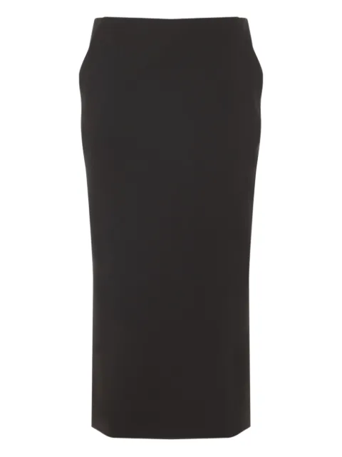 Giorgio Armani back-zip midi skirt