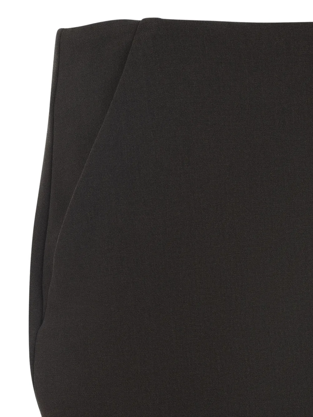 Giorgio Armani Midi-rok met rits op de rug Bruin