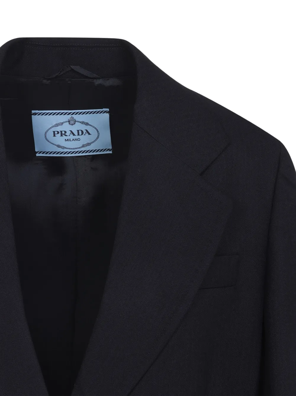 Prada wool blazer Zwart