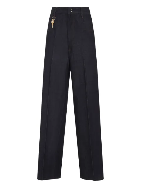 Carven key-charm cotton jeans