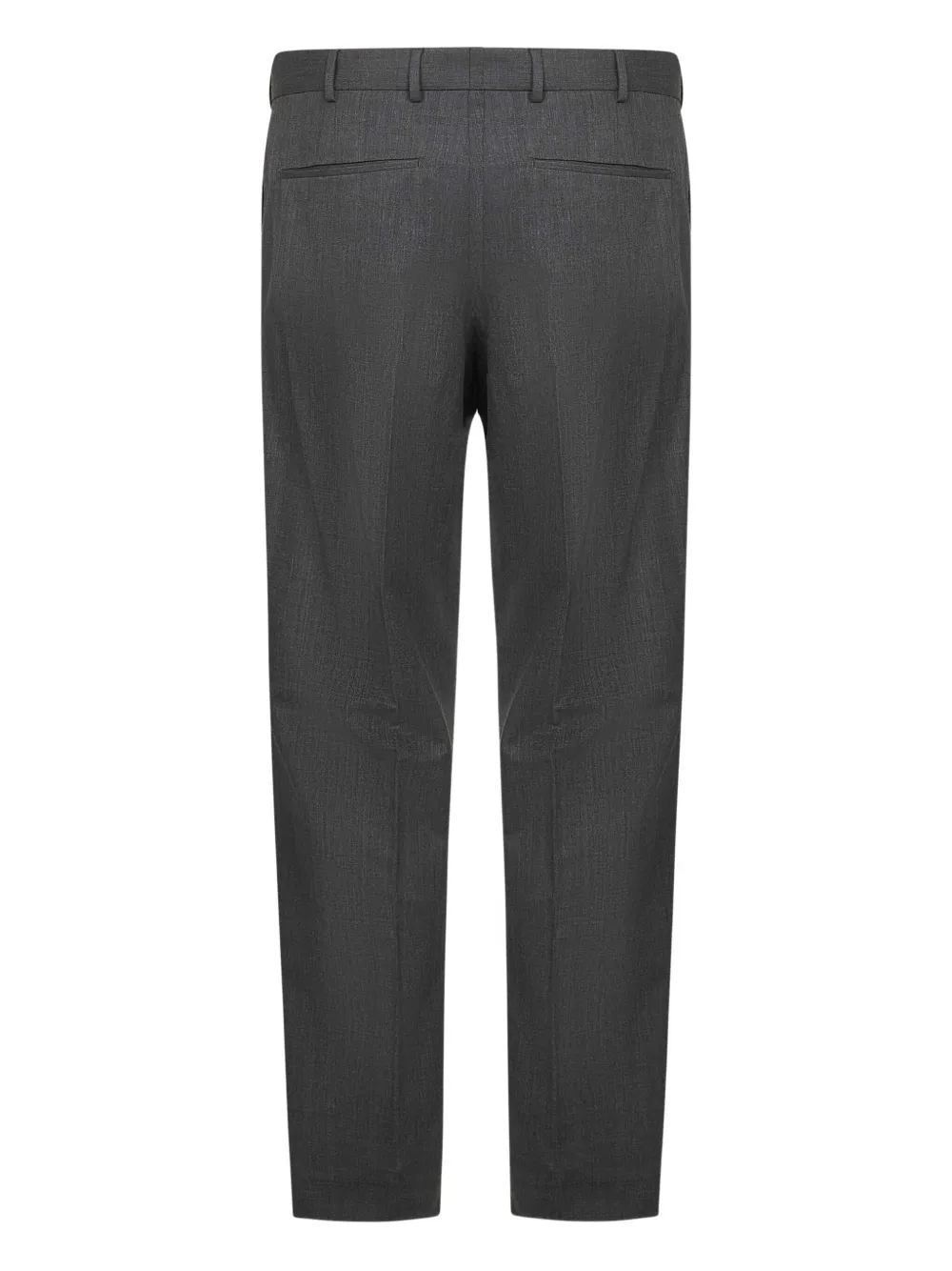 PT Torino pressed-crease flat-front trousers Grijs