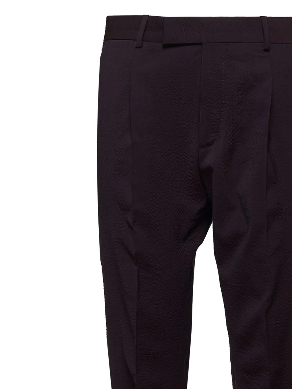 PT Torino pleated-cuff trousers Zwart
