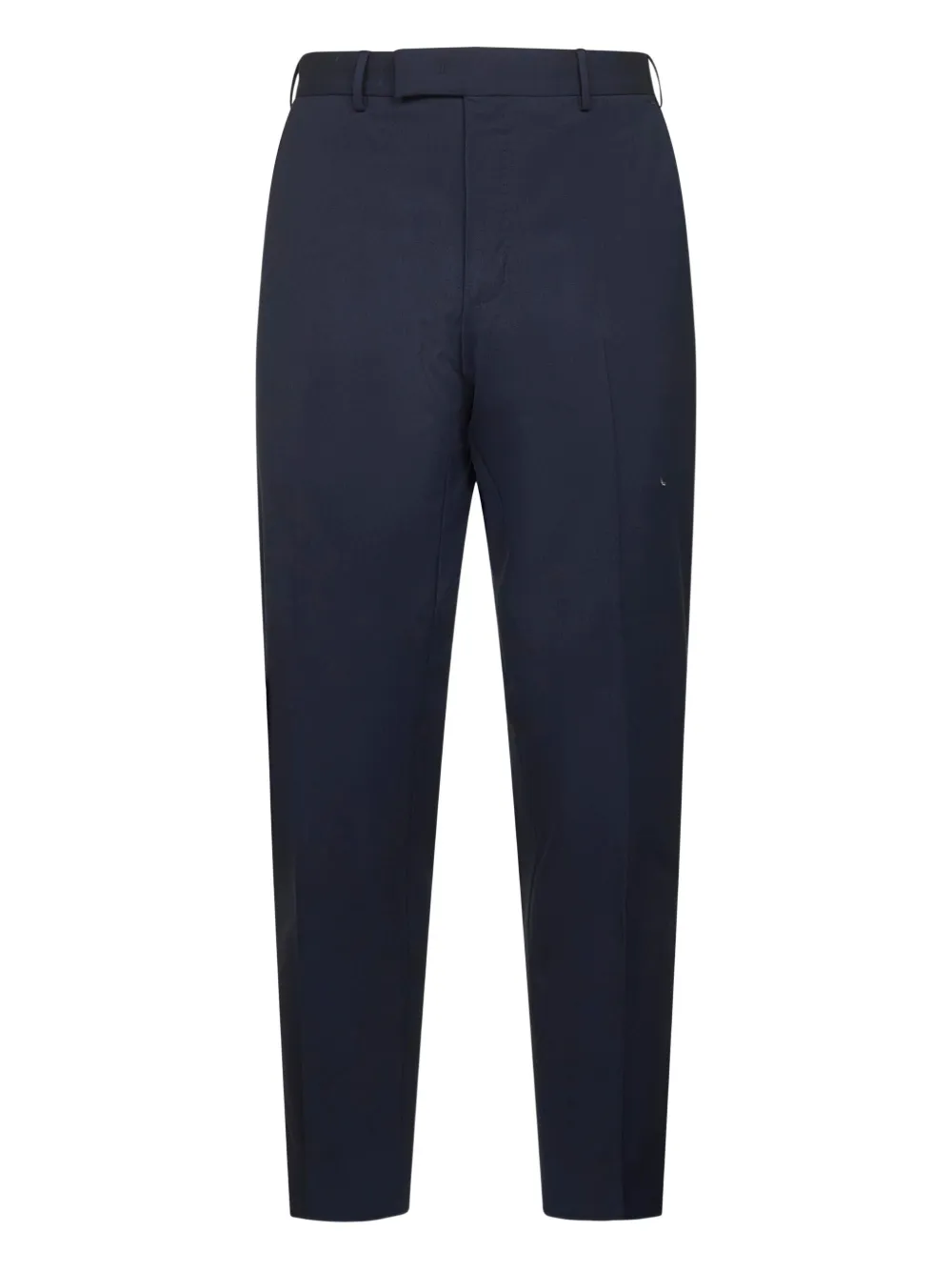 PT Torino pressed-crease flat-front trousers Blauw