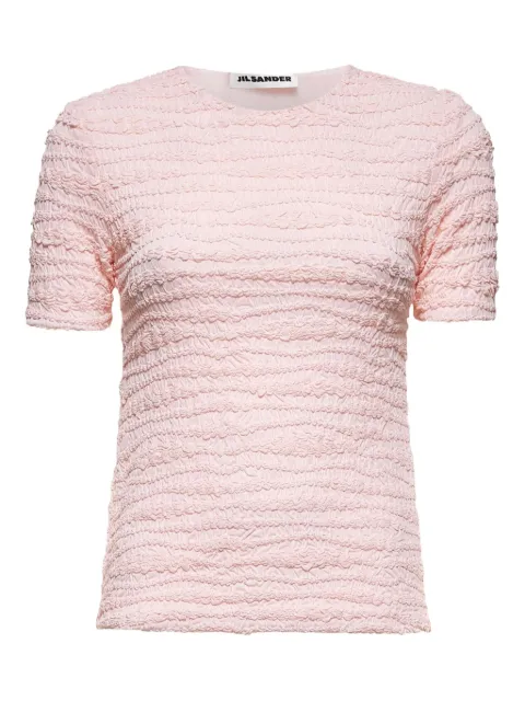 Jil Sander textured crewneck top