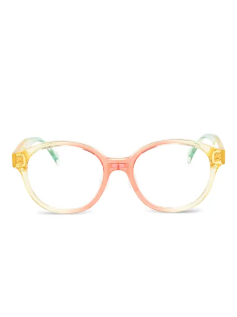 Versace Kids gradient round-frame glasses