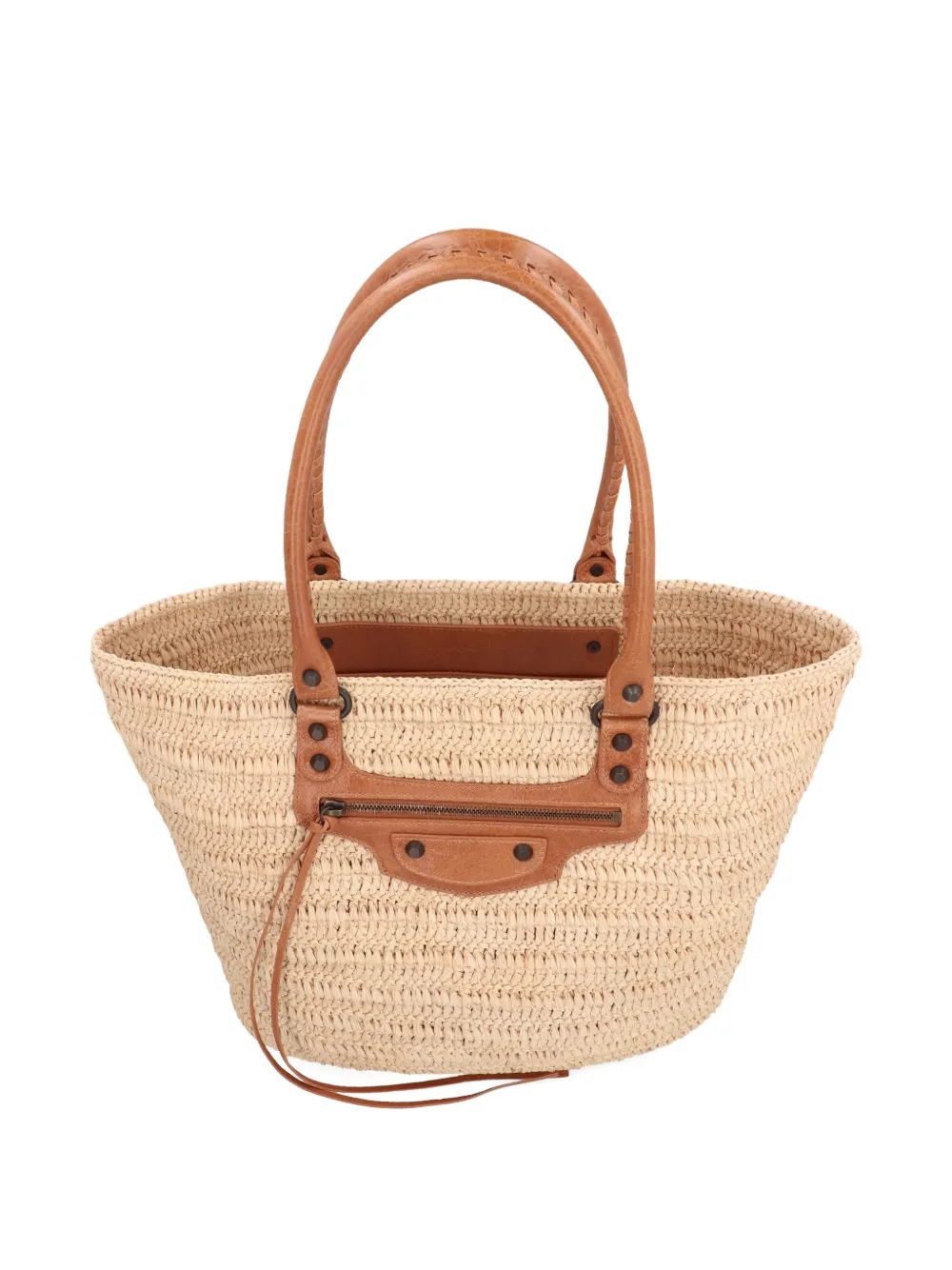 Balenciaga small Le City Basket tote bag Beige