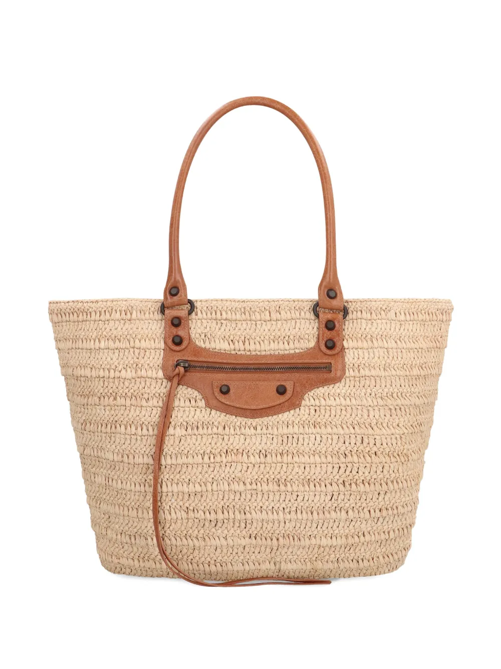 Balenciaga small Le City Basket tote bag - ニュートラル Balenciaga small Le City Basket tote bag - ニュートラル