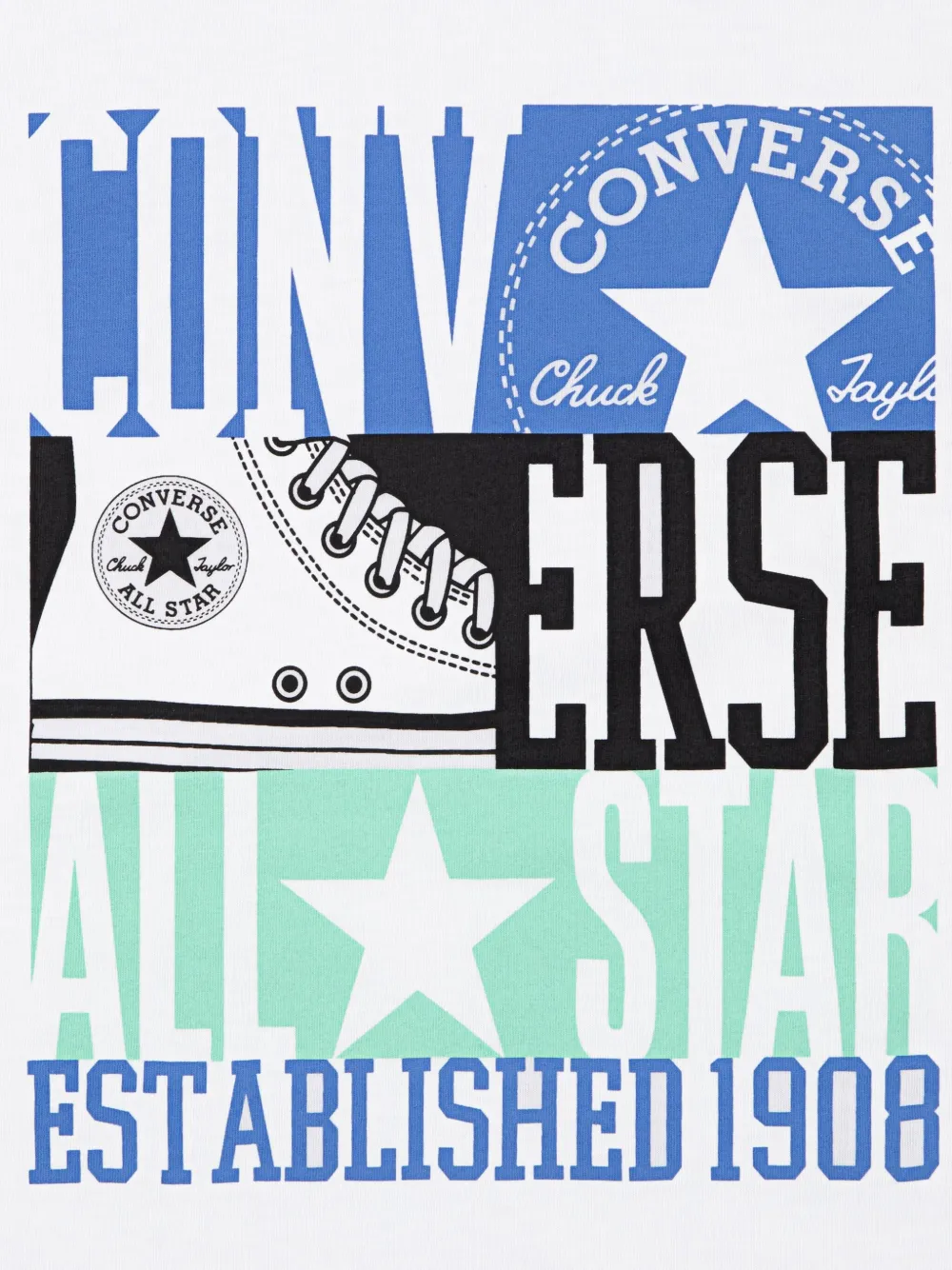 Converse Logo-print Shorts Set In White