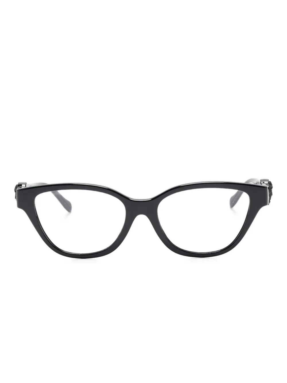 Versace Kids Medusa verfraaide zonnebril met cat-eye montuur Zwart