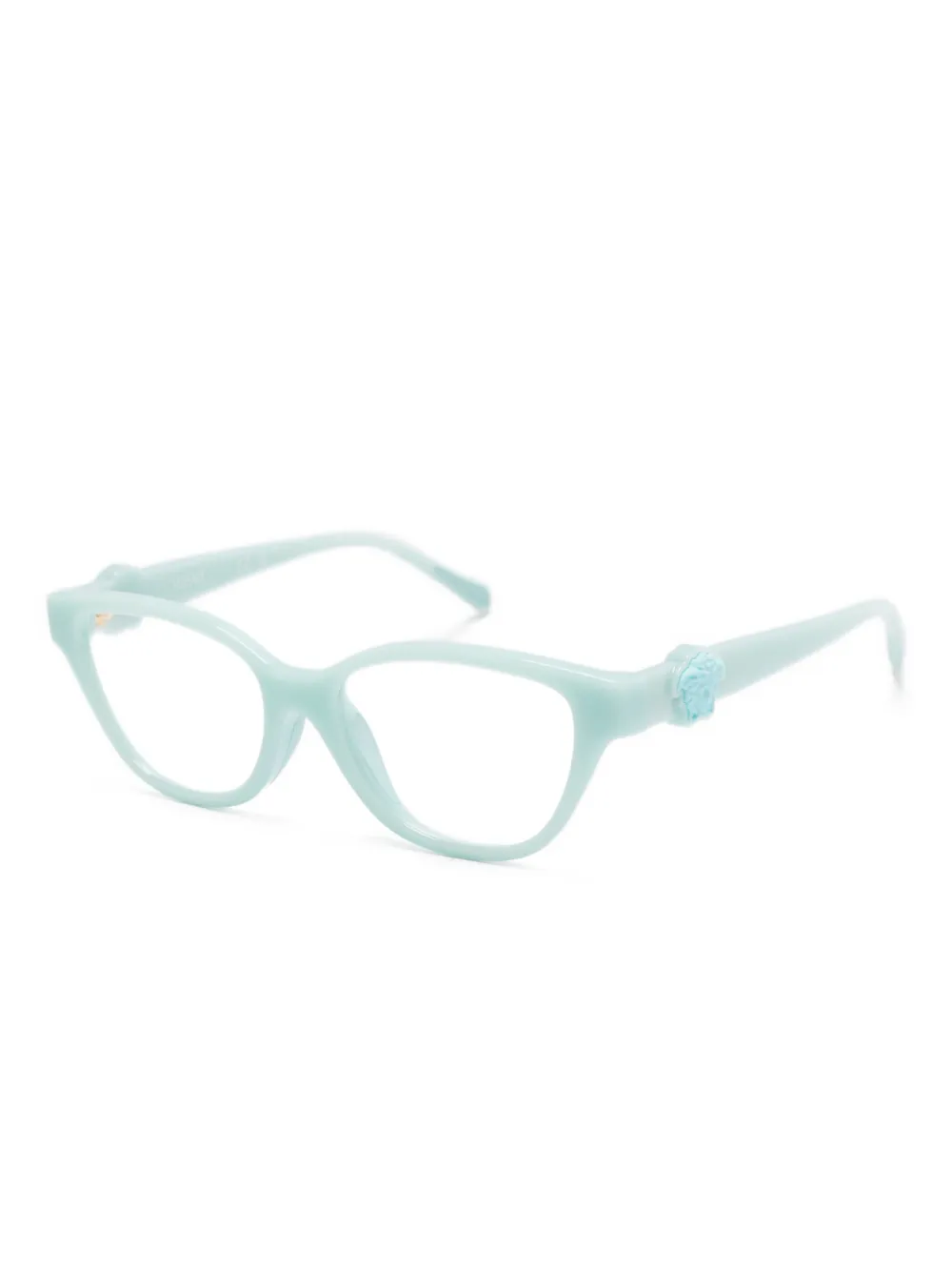 Versace Kids Medusa verfraaide zonnebril met cat-eye montuur Blauw