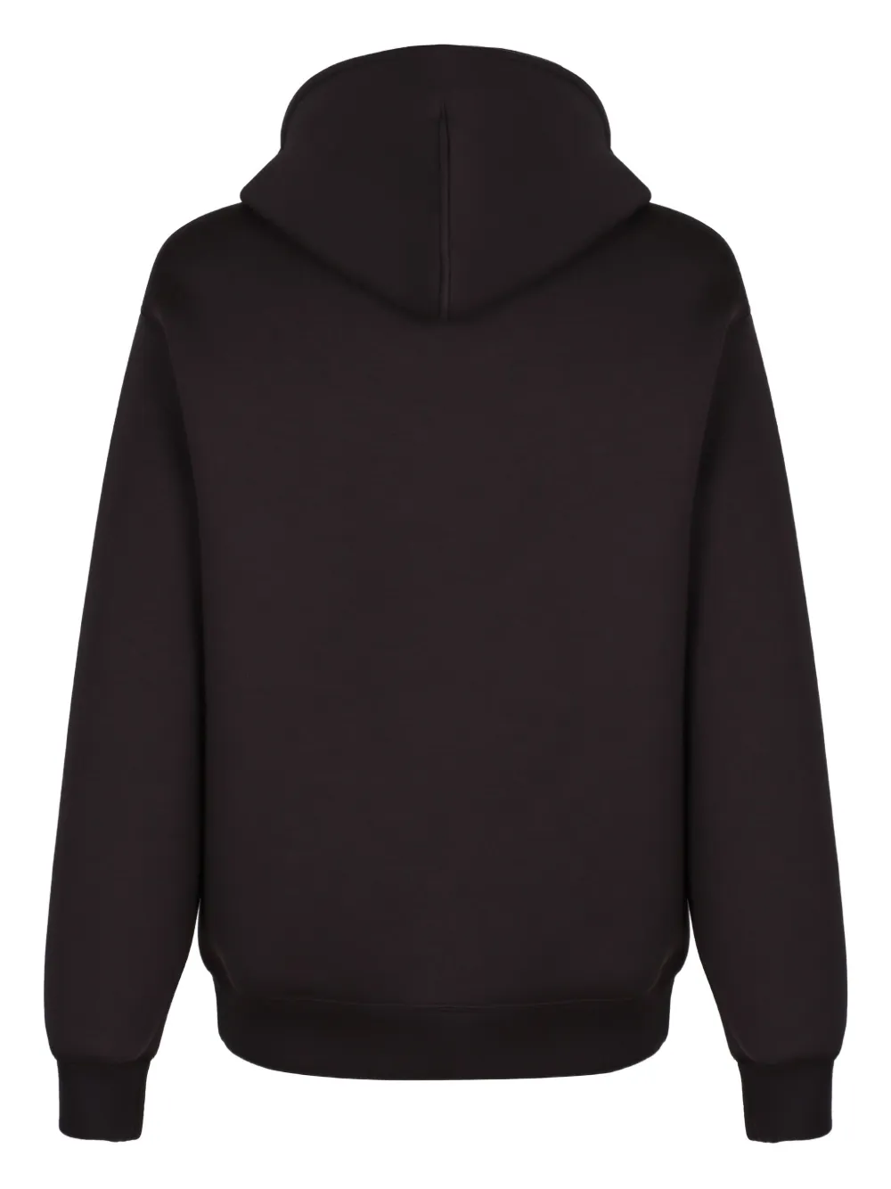 Gucci ribbed-cuff hoodie Zwart