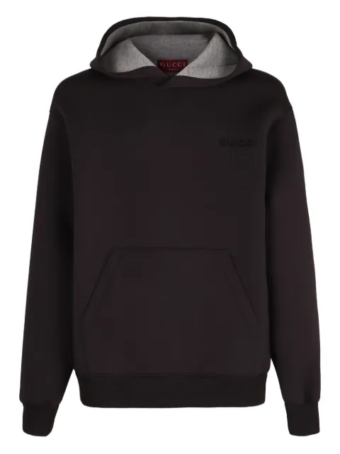 Gucci ribbed-cuff hoodie
