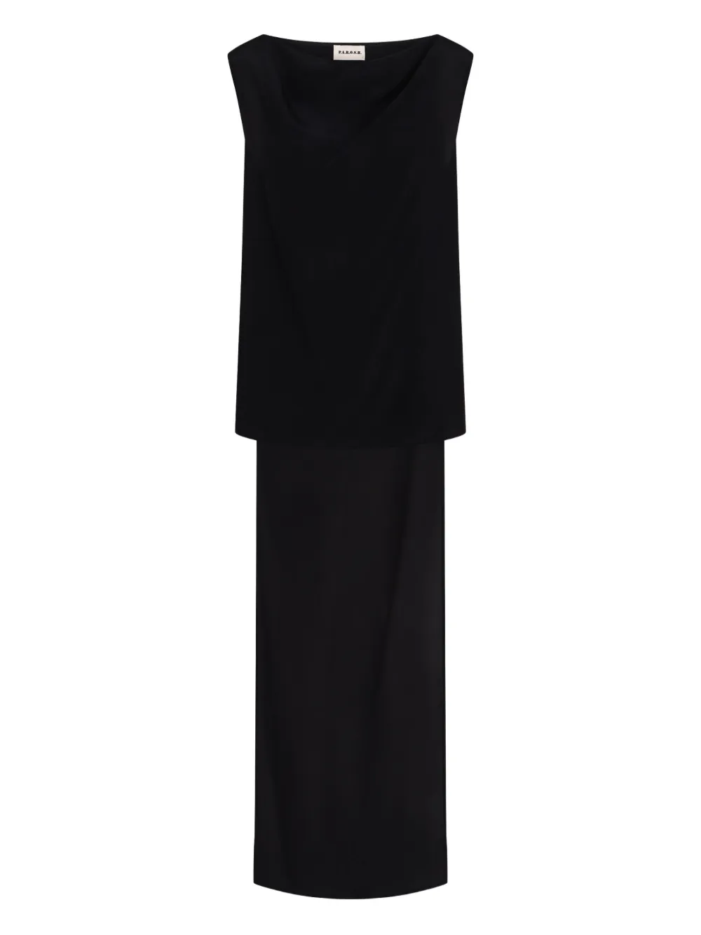 P.A.R.O.S.H. Zijden blouse Zwart