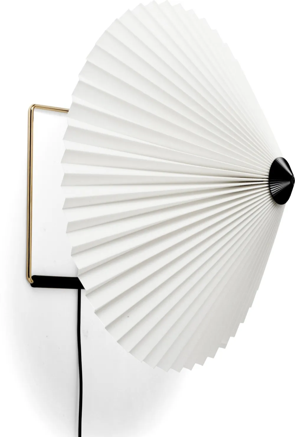 Hay Matin Pleated Wall Lamp (30 Cm) In White