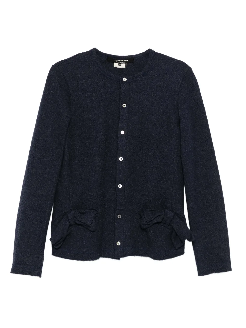 1990s bow-detail wool jacket