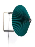 HAY pleated-shade wall lamp - Green