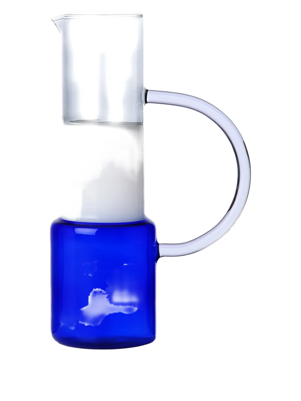 Ichendorf Milano cylindrical handle glass jug - Blu