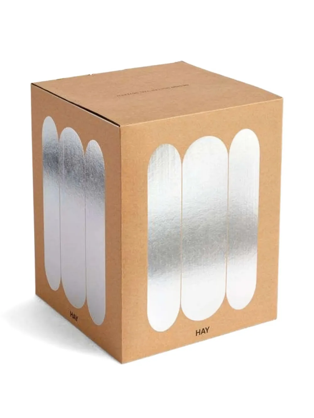 HAY scalloped vase (25cm x 17cm) - Wit