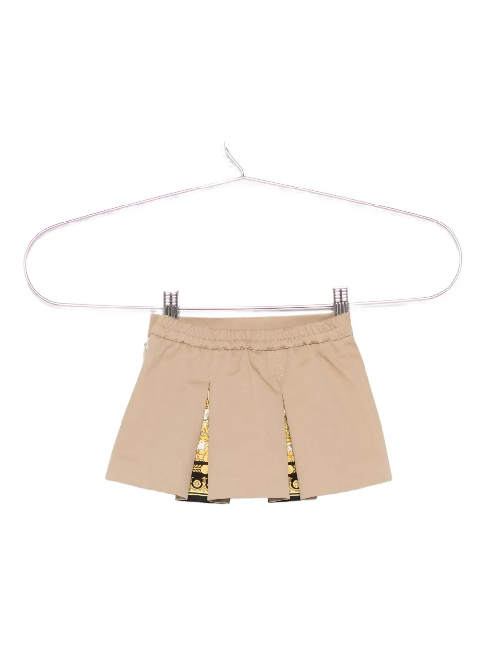 Versace Kids Plooirok Beige
