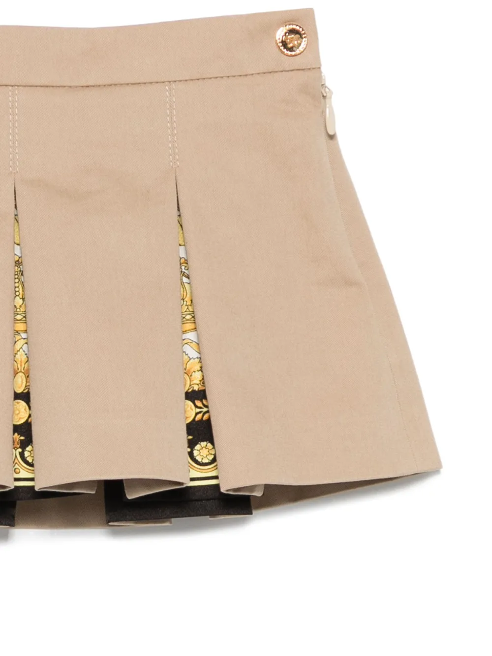  Versace Kids Falda Plisada - Neutro 
