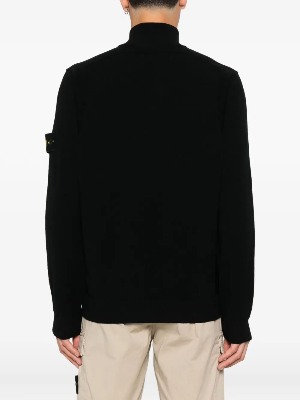 Stone Island Trui met Compass-logopatch Blauw