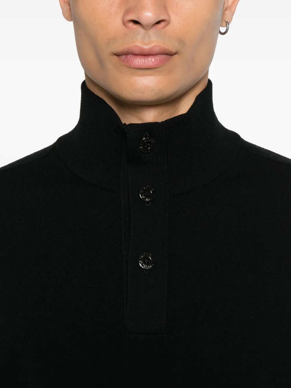 Stone Island Trui met Compass-logopatch Blauw