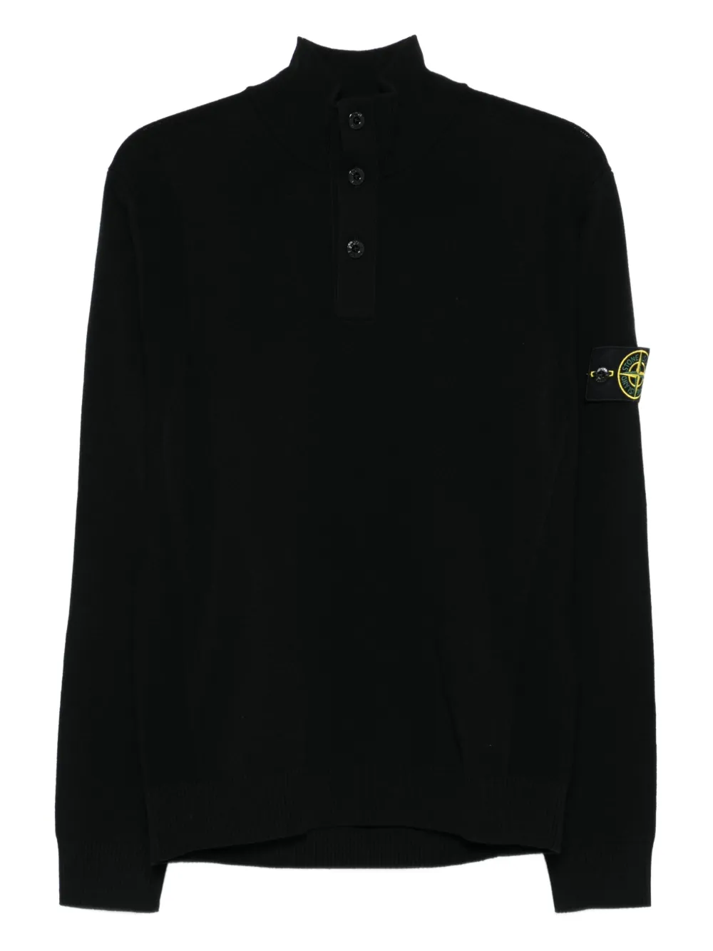 Stone Island Trui met Compass-logopatch Blauw