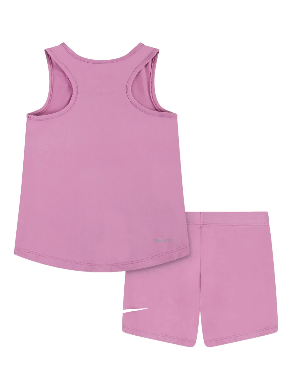 Nike Kids Shorts set met logoprint Roze