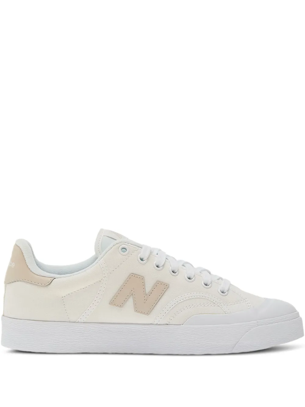 New Balance 100 canvas leather sneakers White