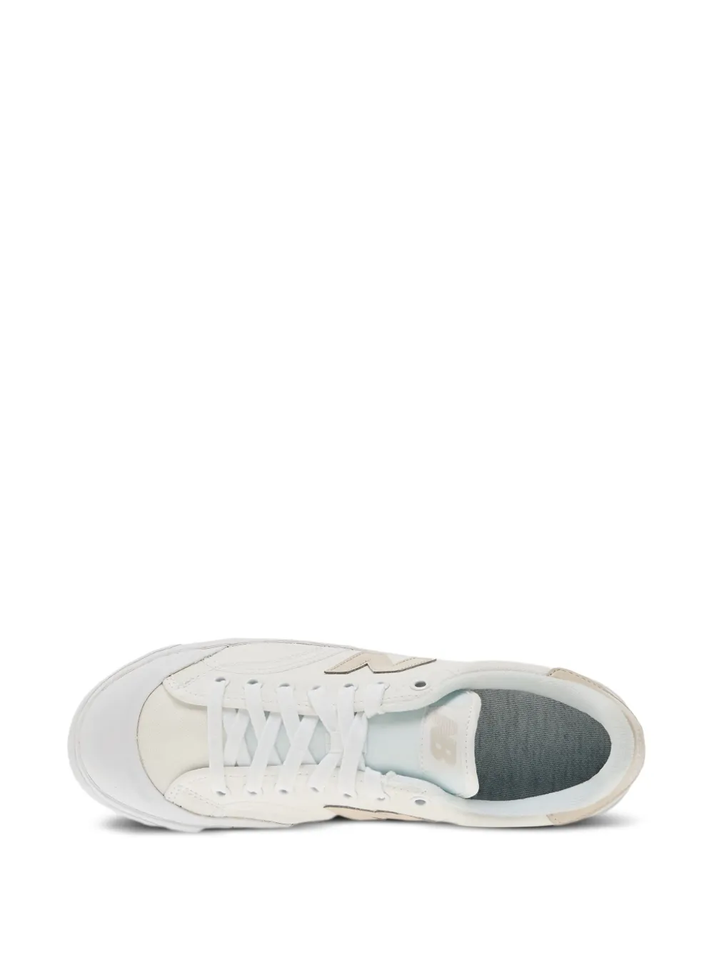 New Balance 100 canvas leather sneakers White
