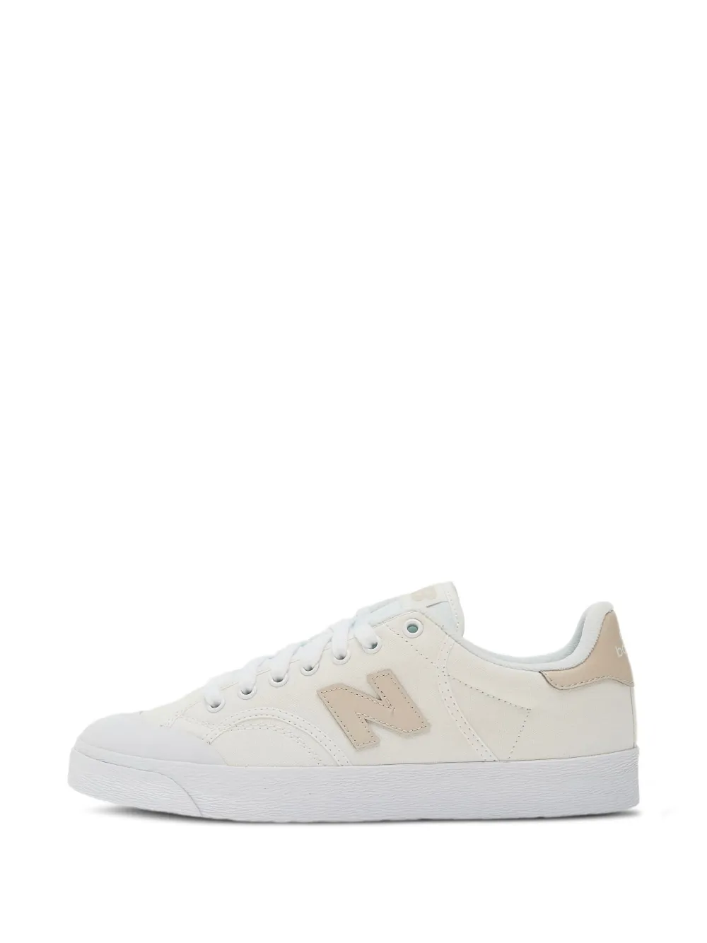 New Balance 100 canvas leather sneakers White