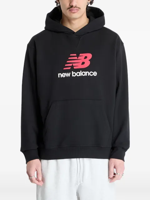New Balance logo french-terry hoodie