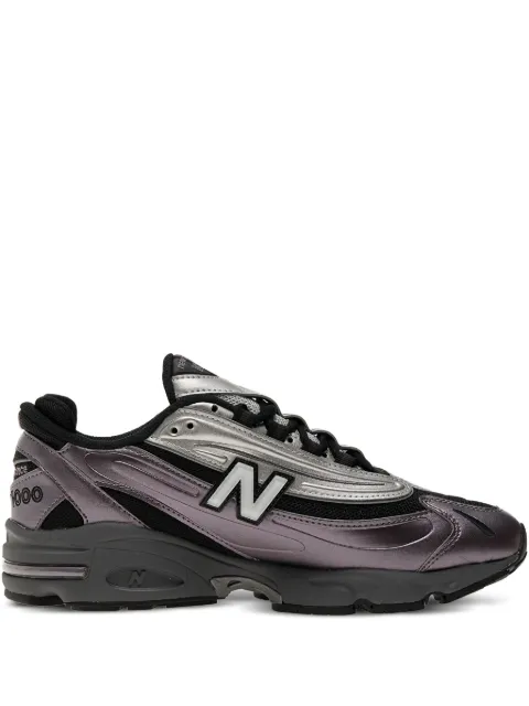 New Balance 1000 lace-up metallic sneakers