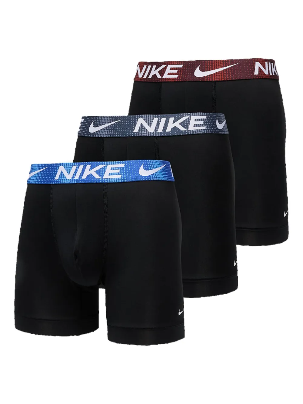 Nike Dri-fit Micro Boxer Briefs (pack Of Three) In Black