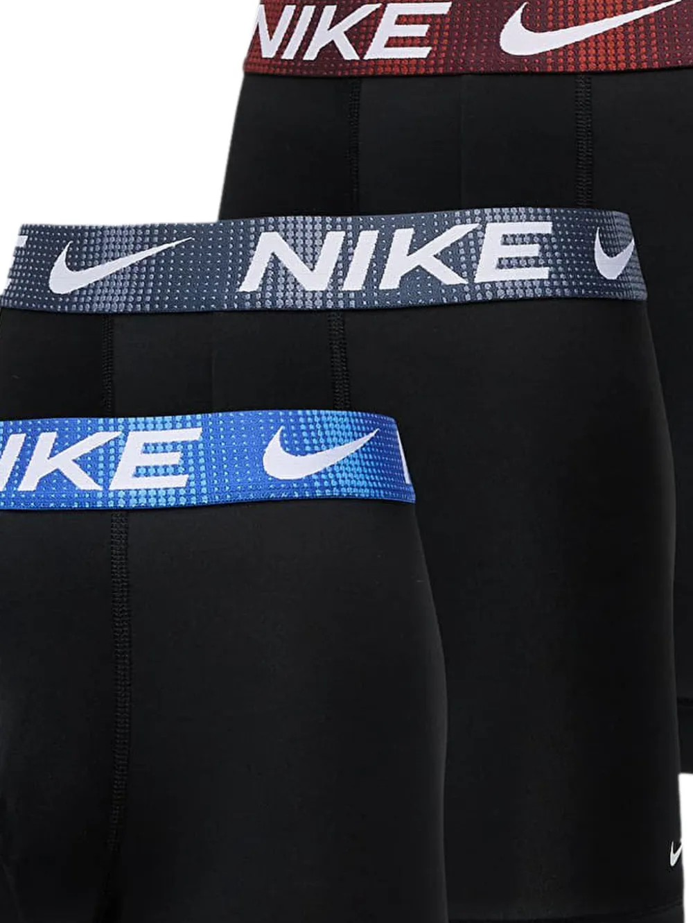Nike Dri-fit Micro Boxer Briefs (pack Of Three) In Black