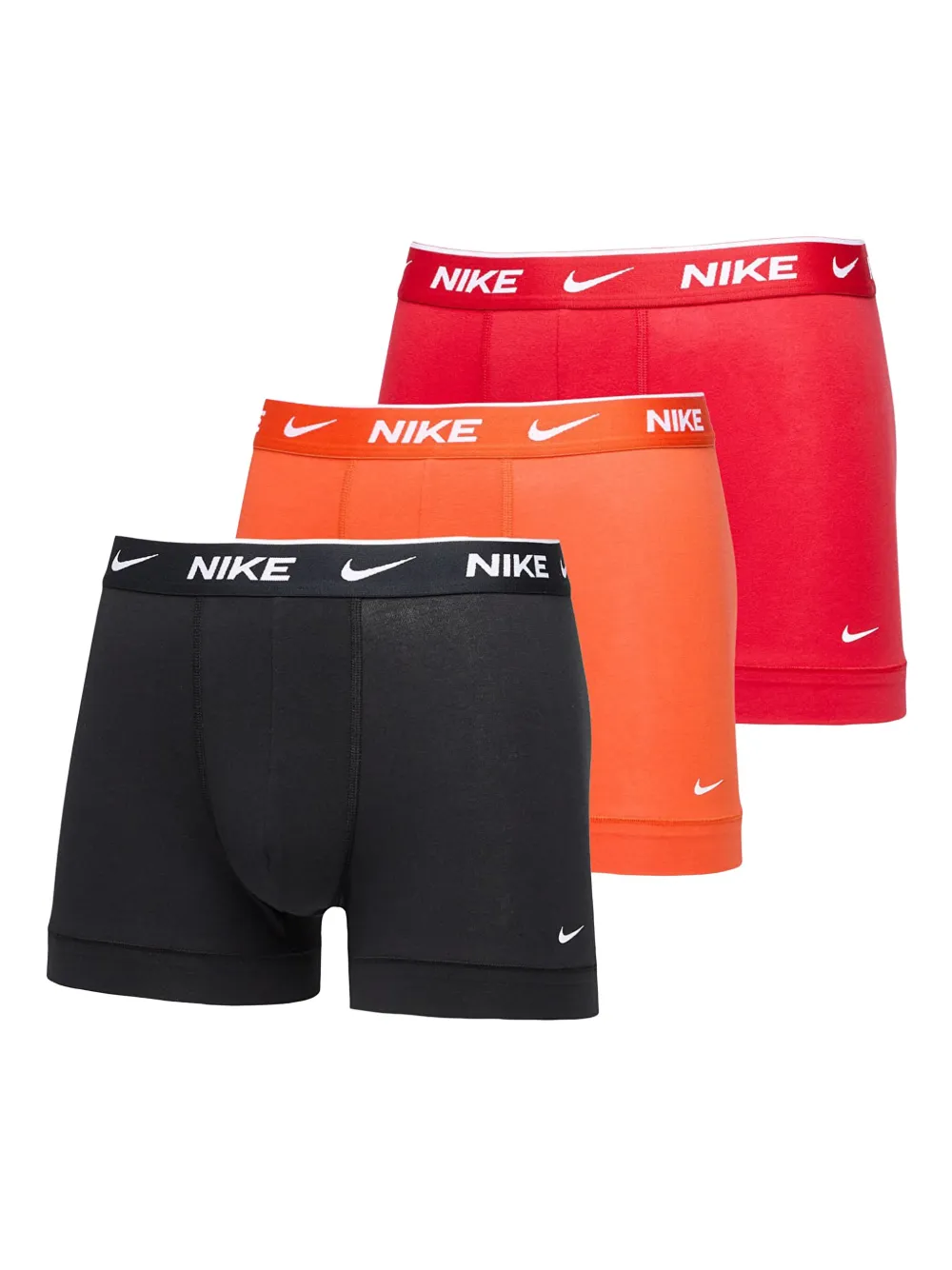 Nike Logo-waistband Boxer Shorts (pack Of Three) In Black
