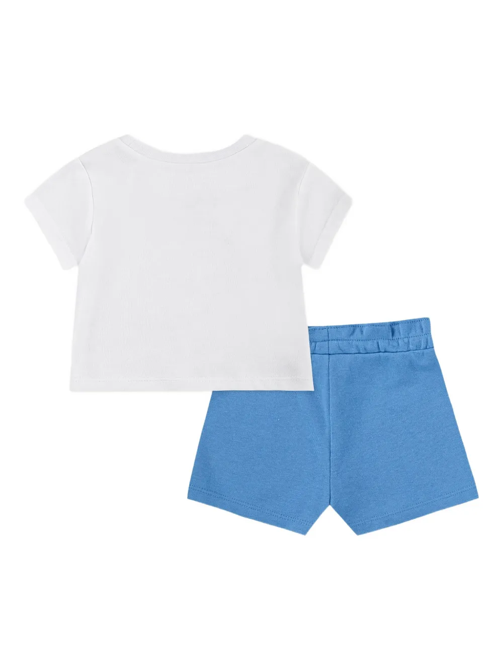 Nike Kids logo-print shorts set Blauw
