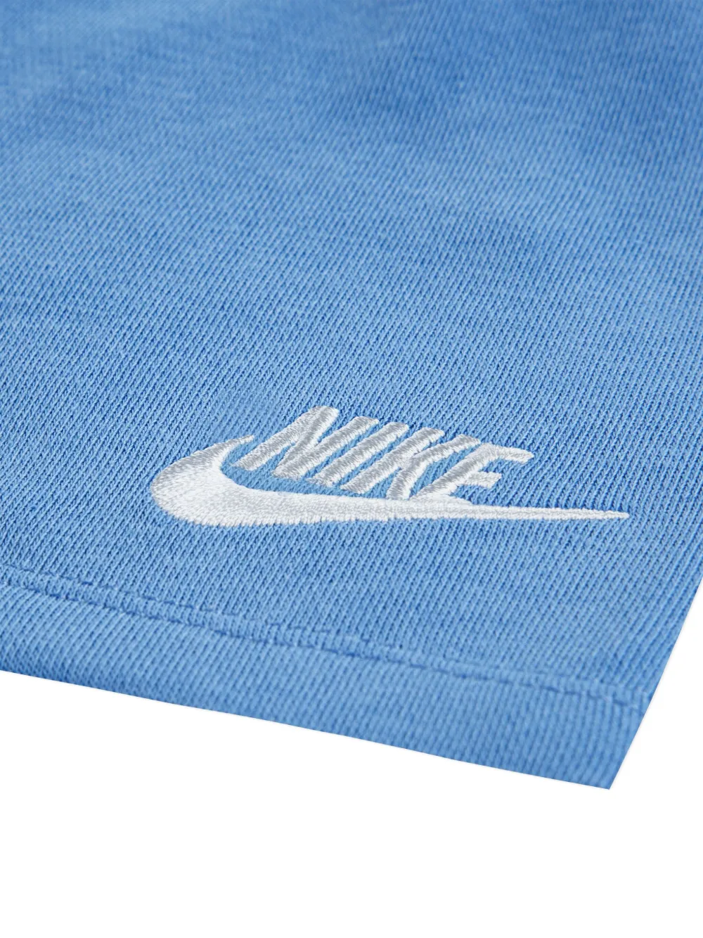 Nike Kids logo-print shorts set Blauw