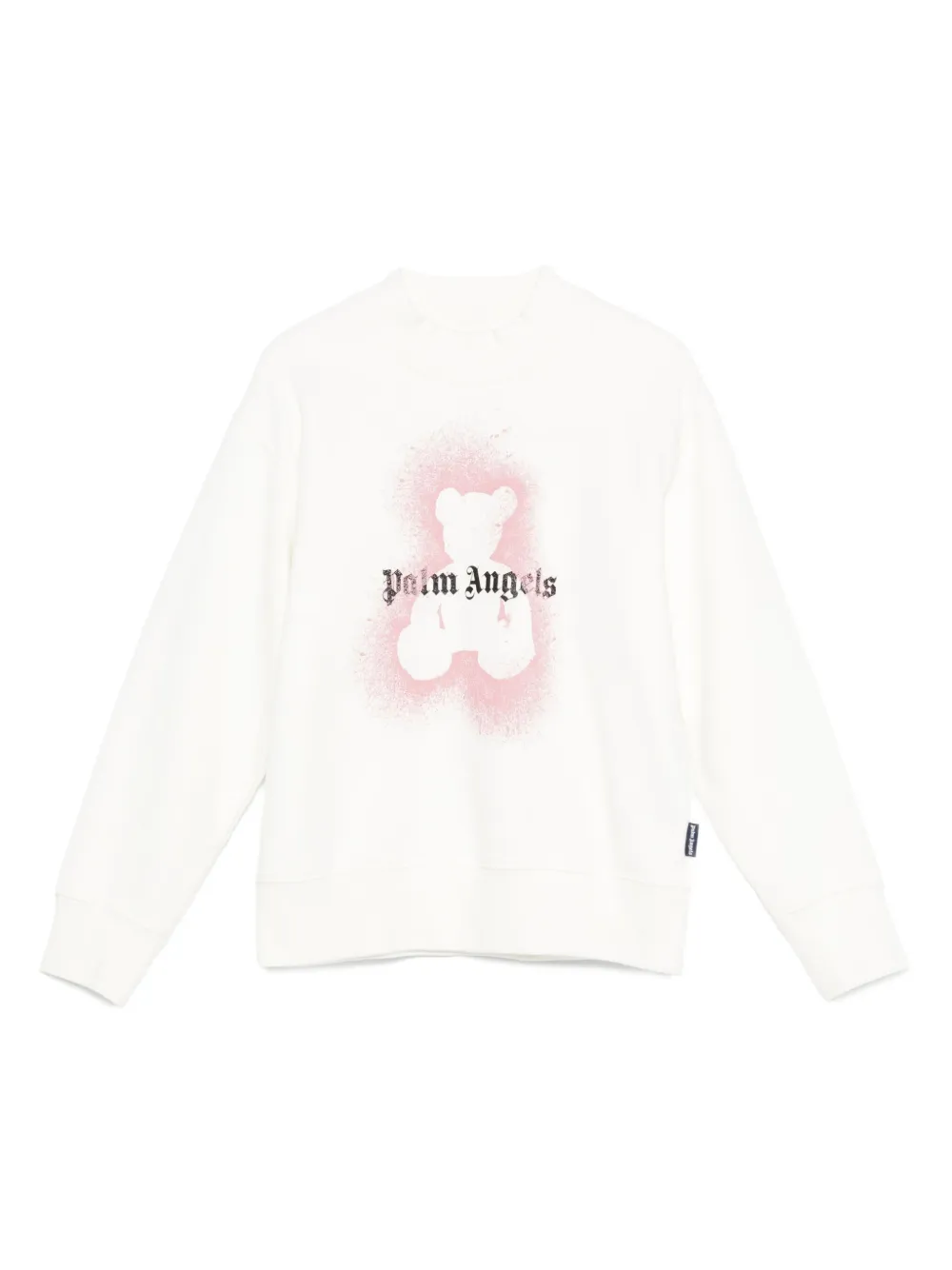 Palm Angels Kids printed sweatshirt Wit