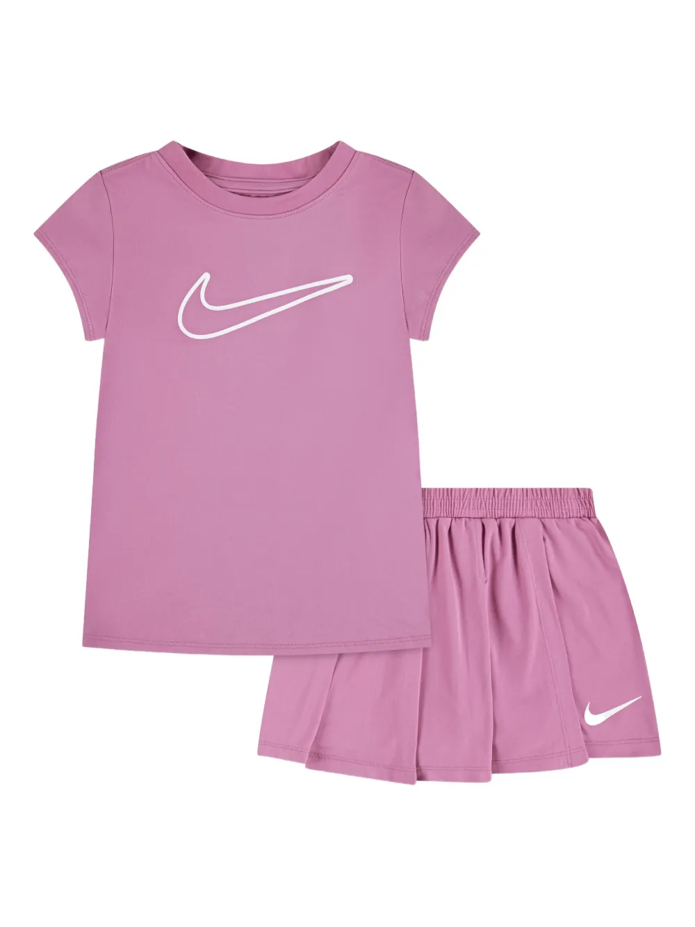 Nike Kids All Day Play skirt set Roze