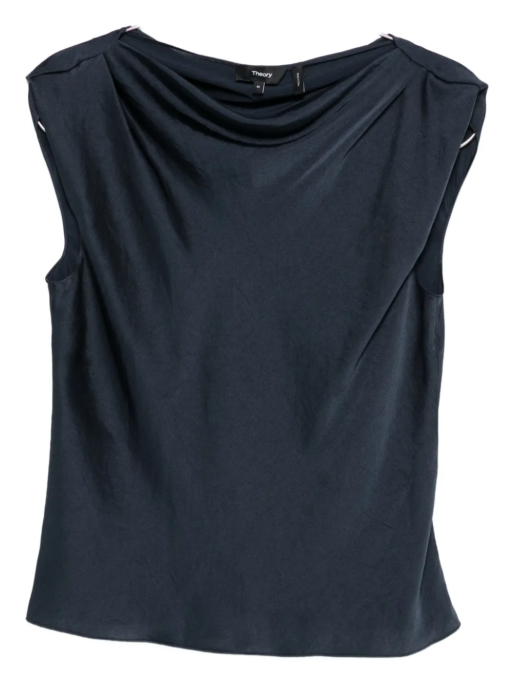 Theory Top smanicato - Blu