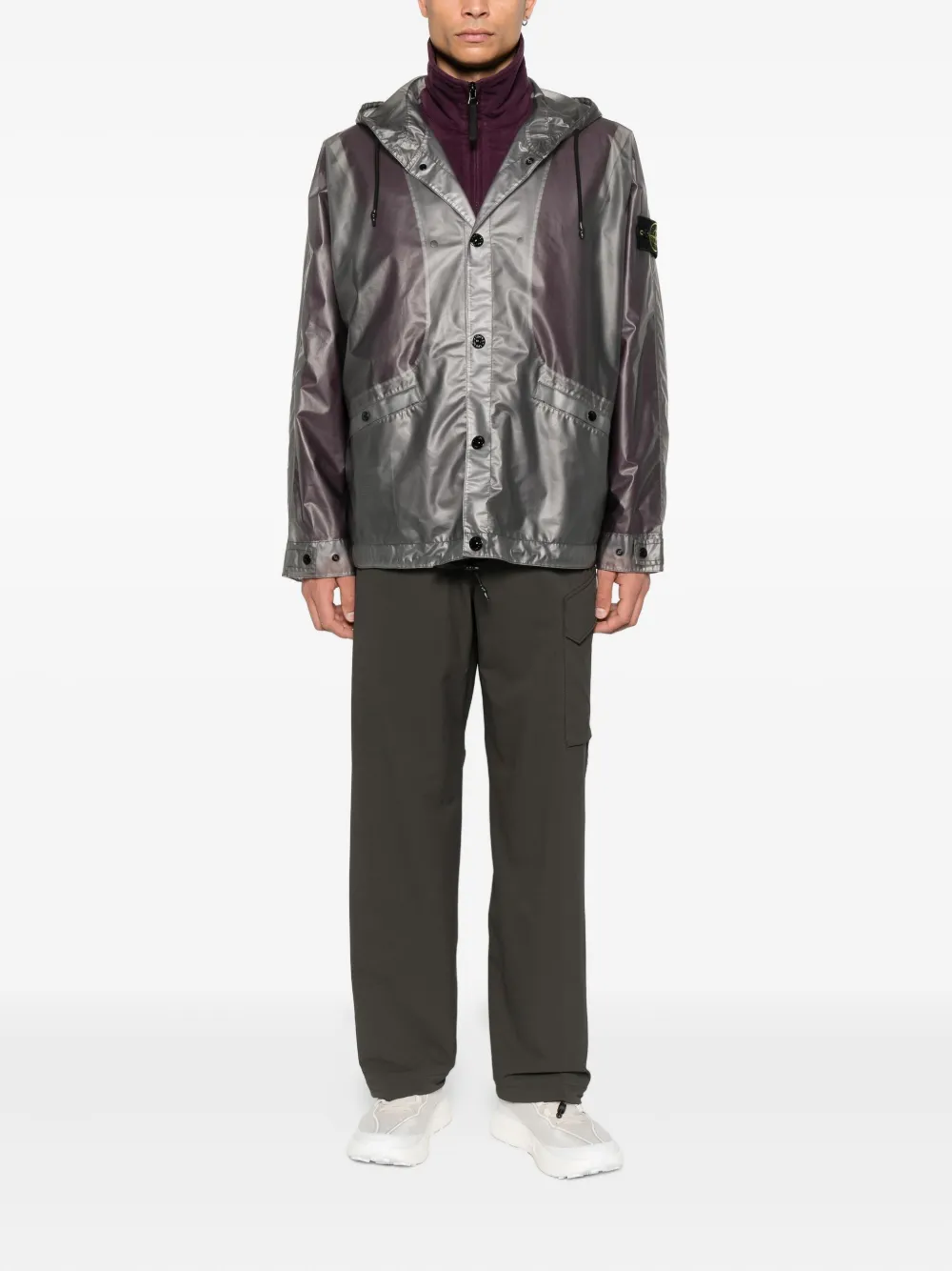 Stone Island chamarra transparente a capas | Chamarras con capucha | Image 2