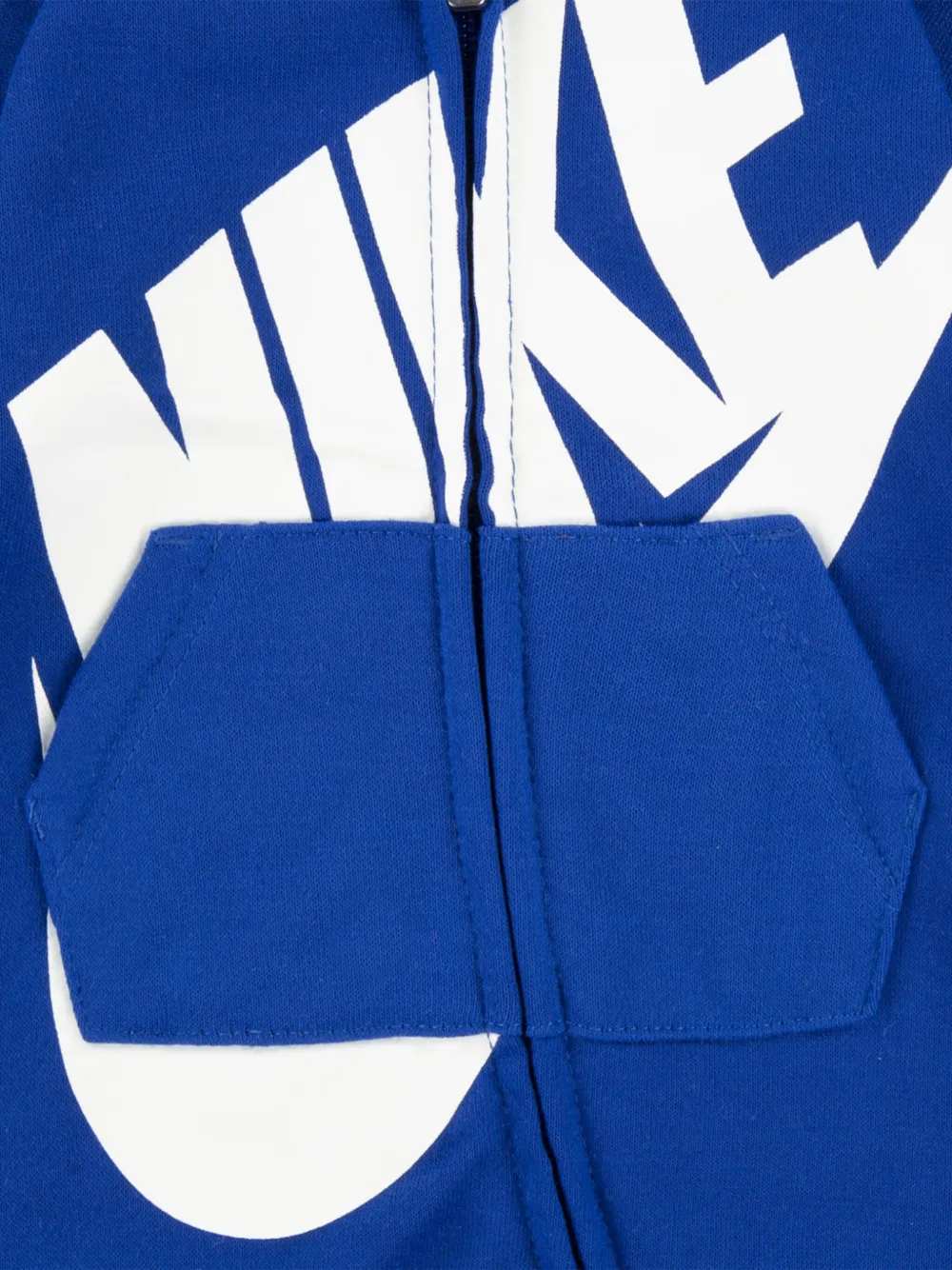 Nike Kids Romper met logoprint Blauw