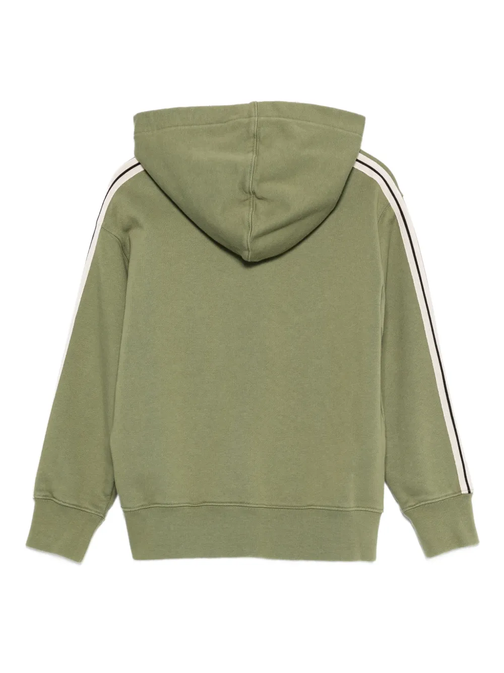 Palm Angels Kids stripe-detail hoodie Groen