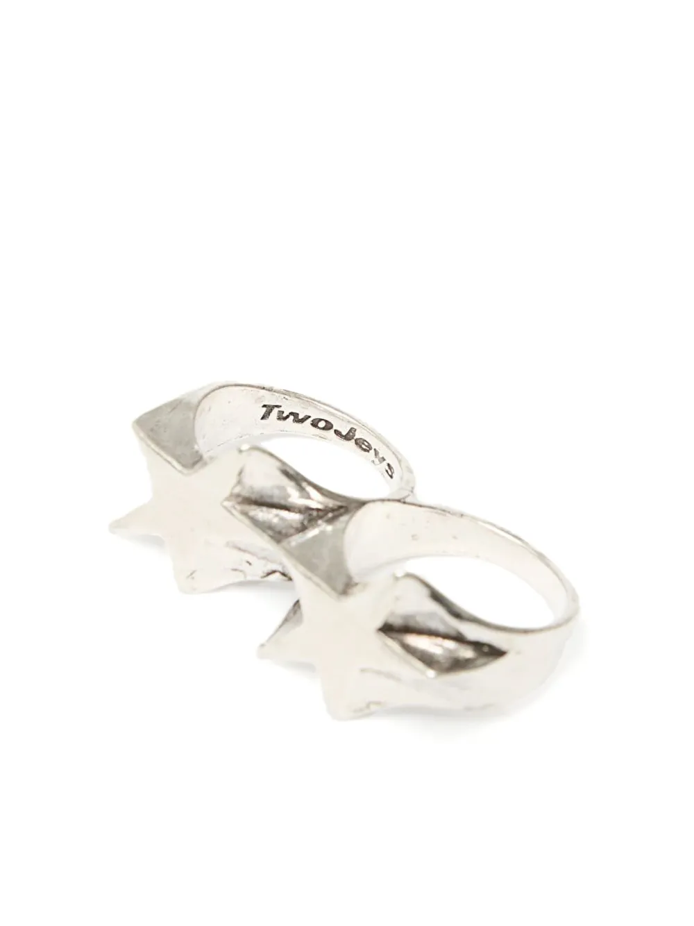 Twojeys Superstar Knuckle Ring In Metallic