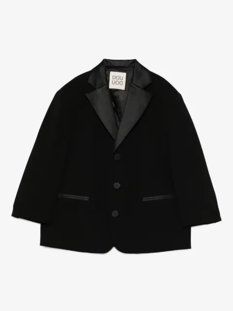 Douuod Kids notch-lapel three-button blazer