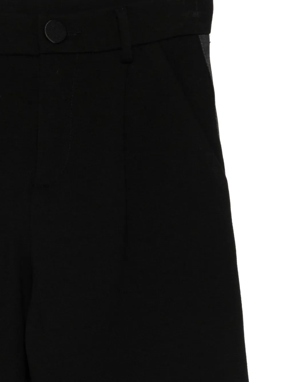 Douuod Kids stripe-detail trousers Zwart