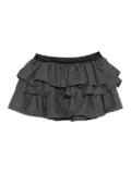 Douuod Kids layered ruffled skirt - Grey